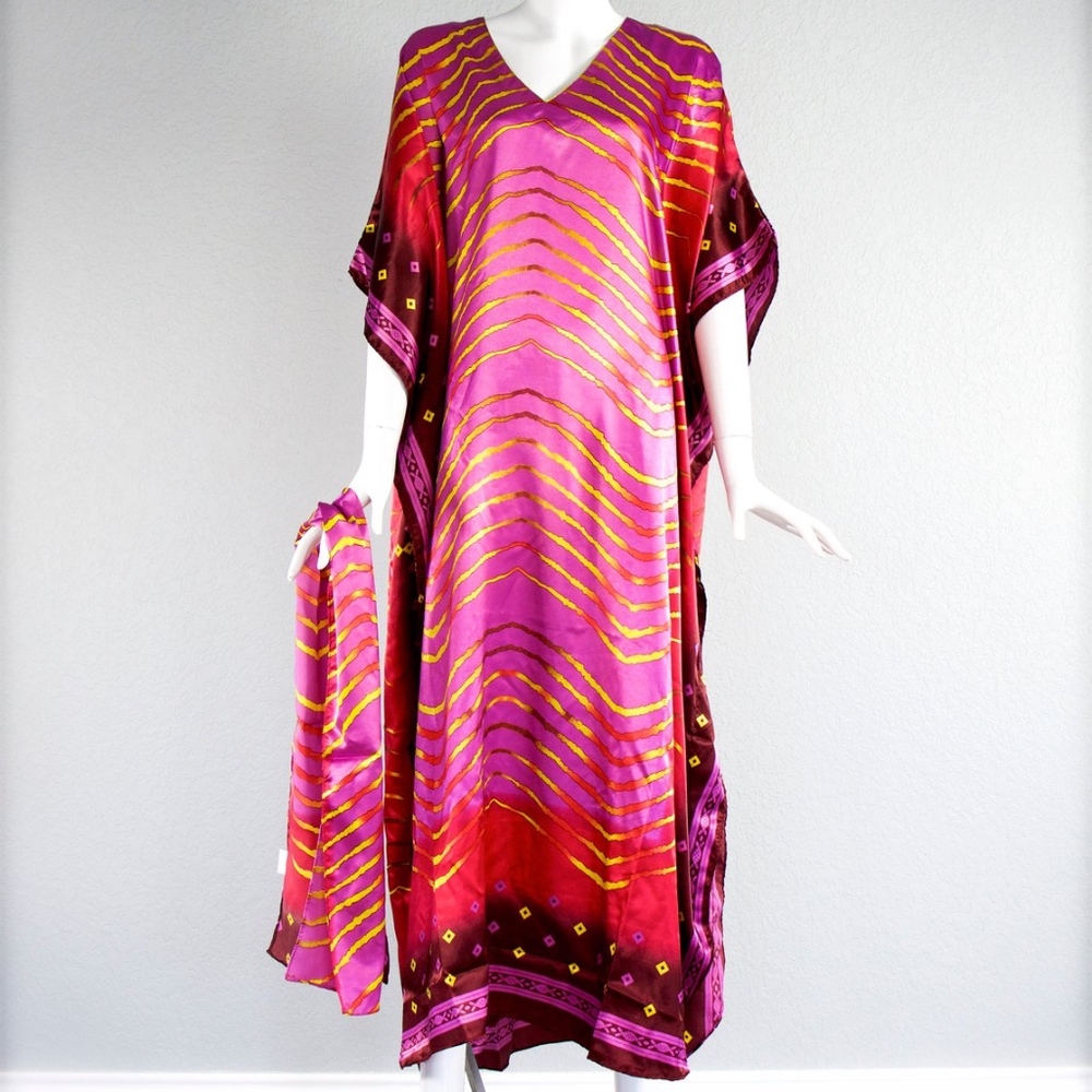 1980's Ashro Caftan and Scarf